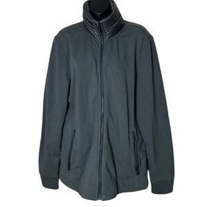 Lululemon men’s large rare dark gray puffer panel performance jacket M4146S